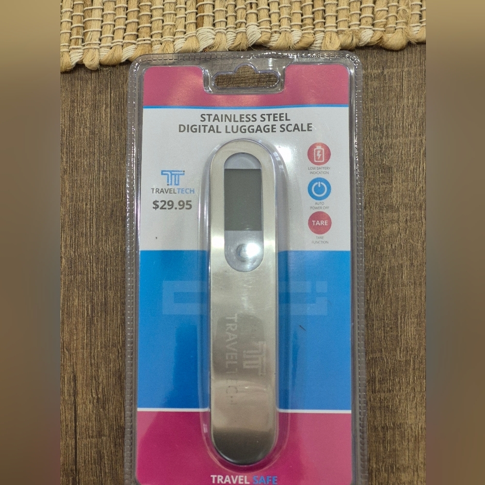 TravelTech stainless steel digital luggage scale New !